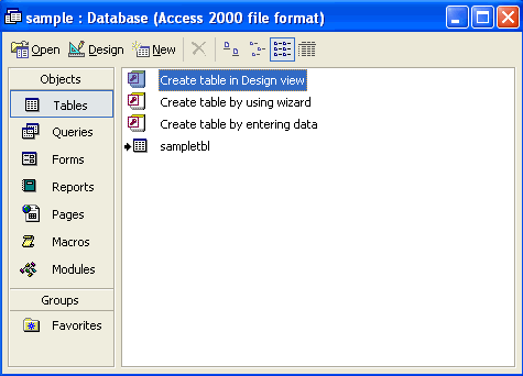 Displaying the database Front-End